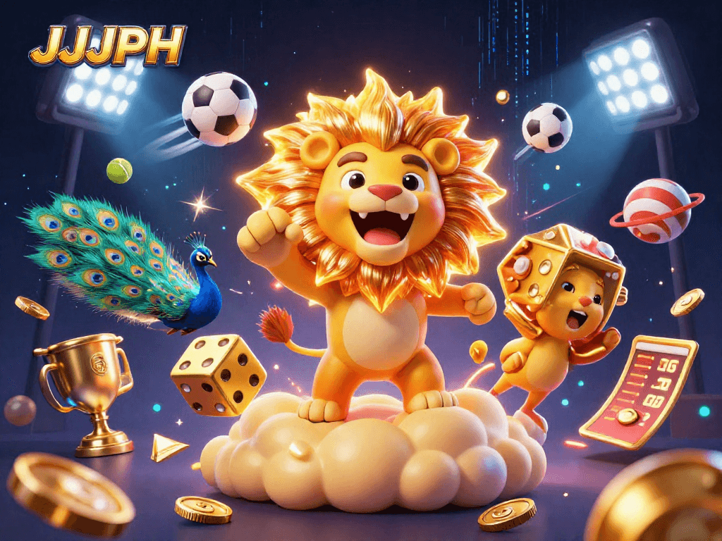 Experience the thrilling online casino adventure with JJJPH, featuring dynamic sports elements and vibrant graphics.