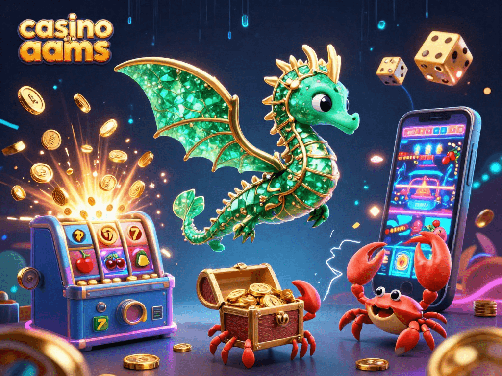 Gioca nel mondo del casino non AAMS con un drago marino e tesori scintillanti.