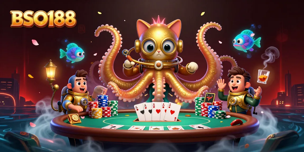 Play poker and win with BSO188 while exploring a mythical ocean theme!