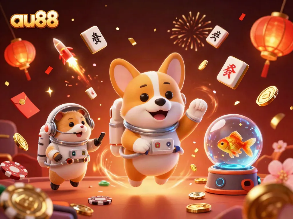 Experience the thrilling casino atmosphere of au88 with dynamic characters and visuals