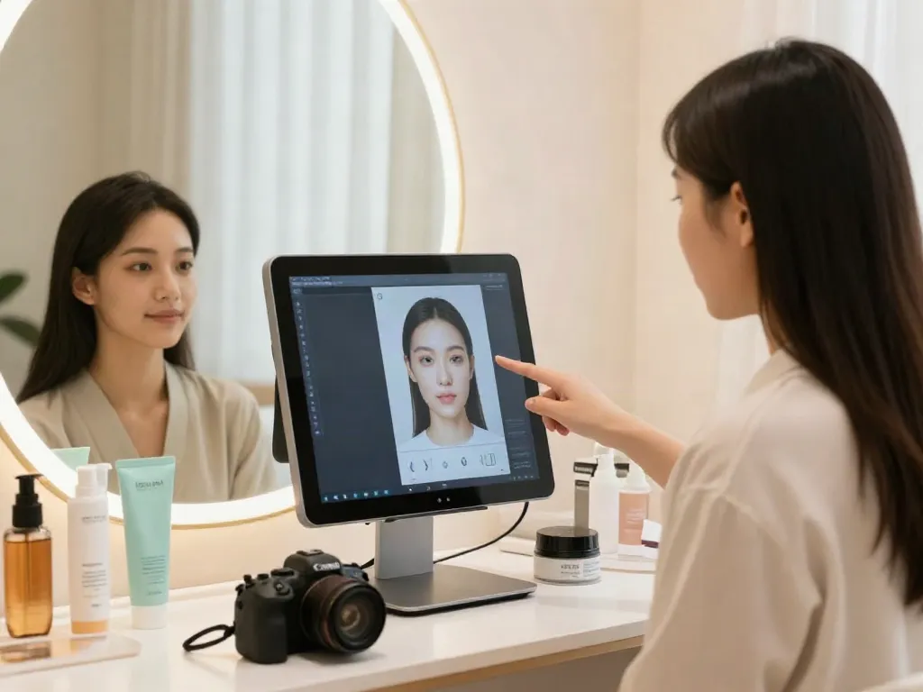 Exploring alternatives to QOVES with AI facial analysis and consultation.