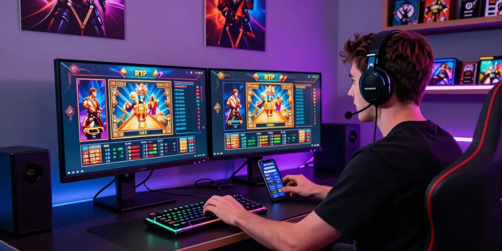 Experience online gaming excitement with proplay88 as players engage with vibrant slot machines and real-time data.
