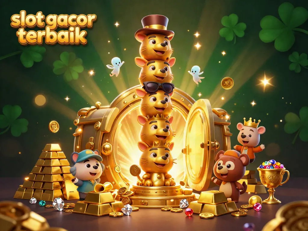 Menangkan jackpot di slot gacor terbaik dengan visual yang memukau dan detail yang kaya dalam ilustrasi 3D ini.