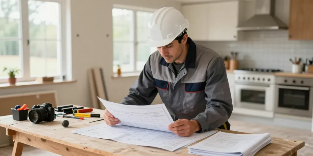 Wish4D licensed professional contractor at work, trusted local service provider demonstrating home renovations.
