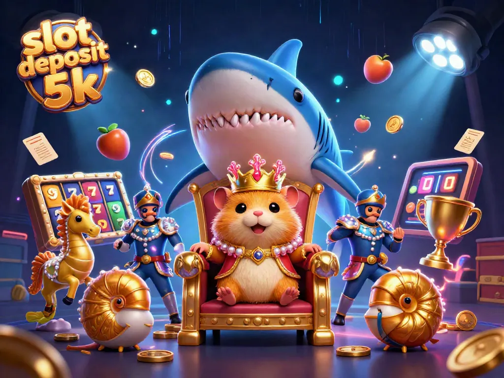 Experience thrilling gameplay with slot deposit 5k as a golden hamster king rules the jackpot kingdom