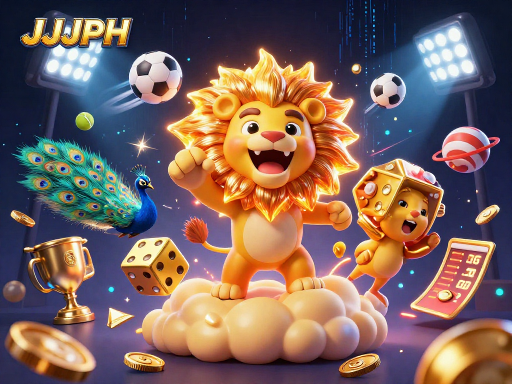 Experience the thrilling online casino adventure with JJJPH, featuring dynamic sports elements and vibrant graphics.