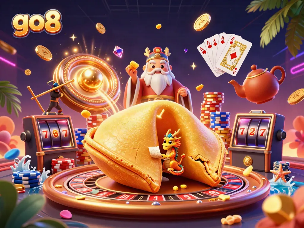 Experience exciting wins with go8's vibrant casino scene featuring golden rewards and dynamic gameplay.