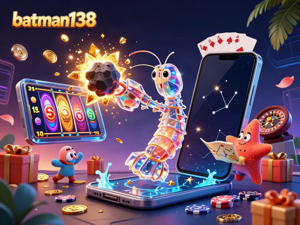 Engage with batman138 as a galactic samurai battles asteroids and wins dazzling gems in an online casino.